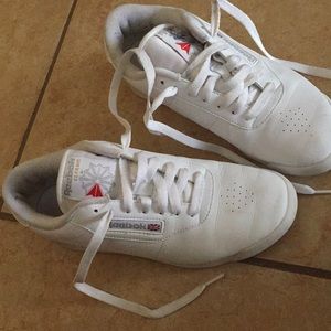 Classic White Reebok’s